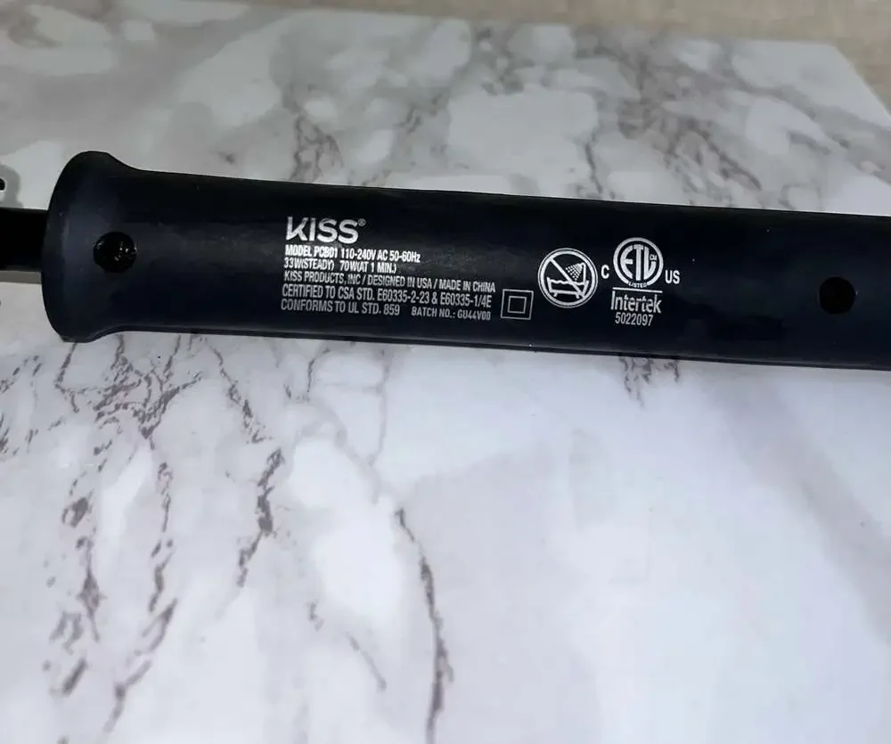 KISS Professional LED Display Gold Ceramic Pressing Comb